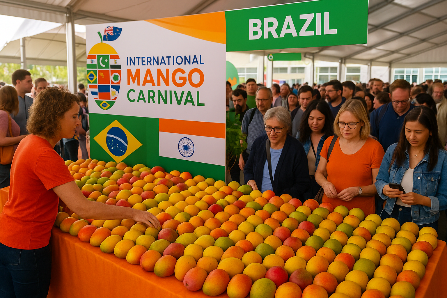 Brazil mango showcase at International Mango Carnival