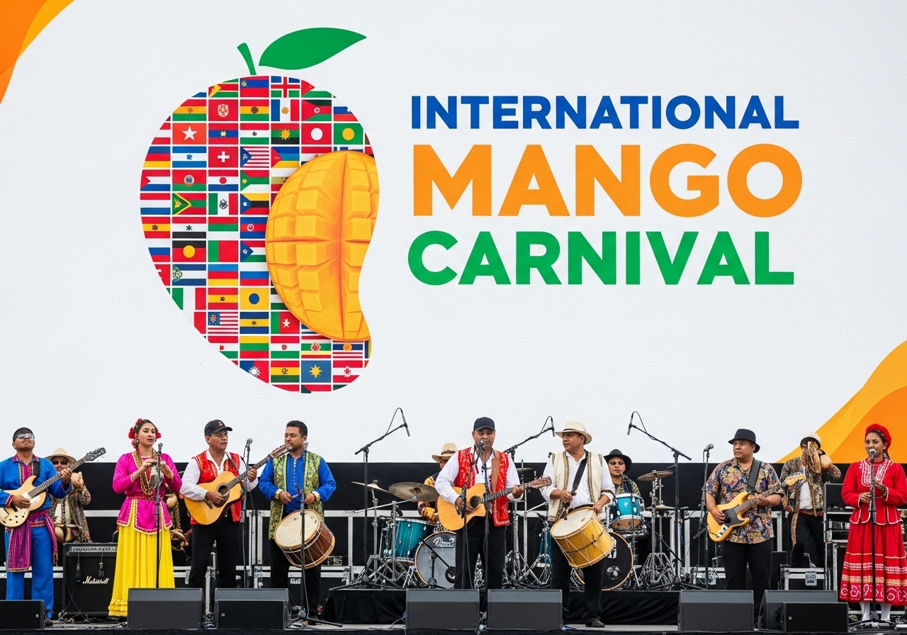 Live cultural music with traditional instruments