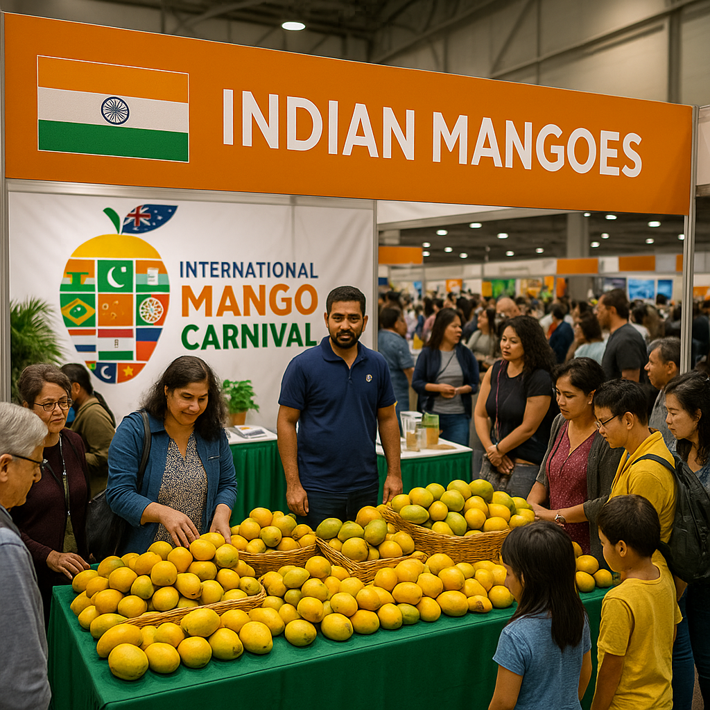Indian mango showcase at International Mango Carnival