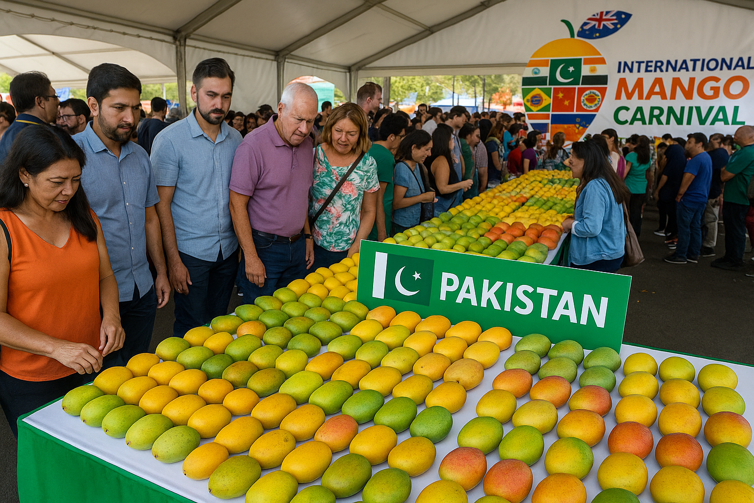 Pakistan mango showcase at International Mango Carnival