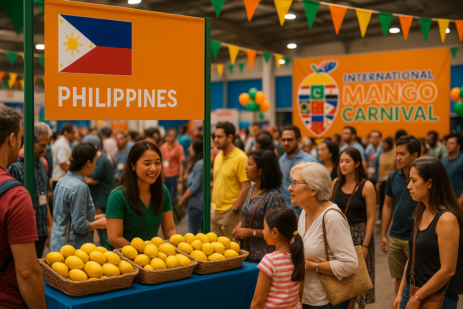 Philippines Carabao mango showcase at International Mango Carnival