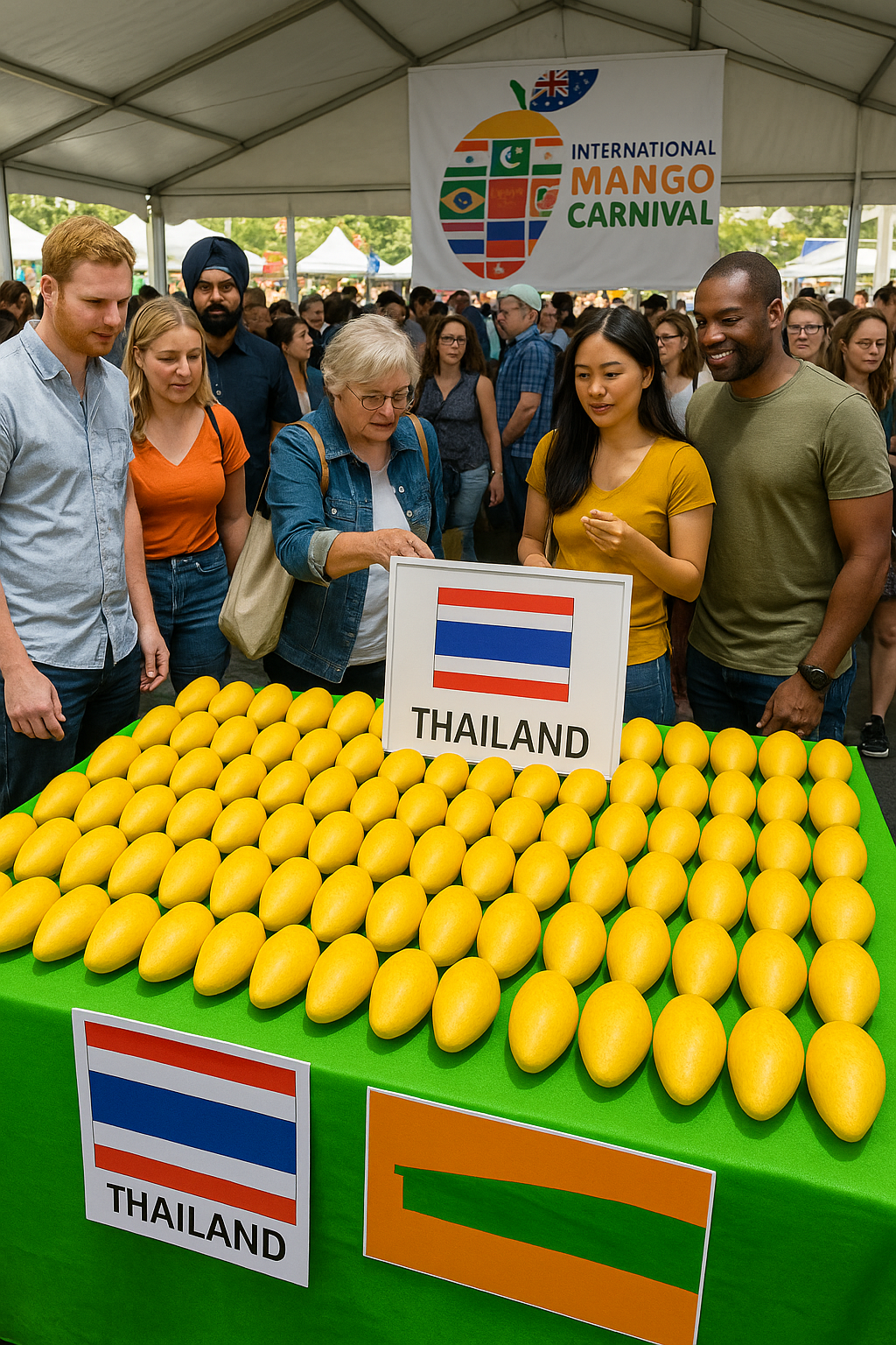 Thailand mango showcase at International Mango Carnival