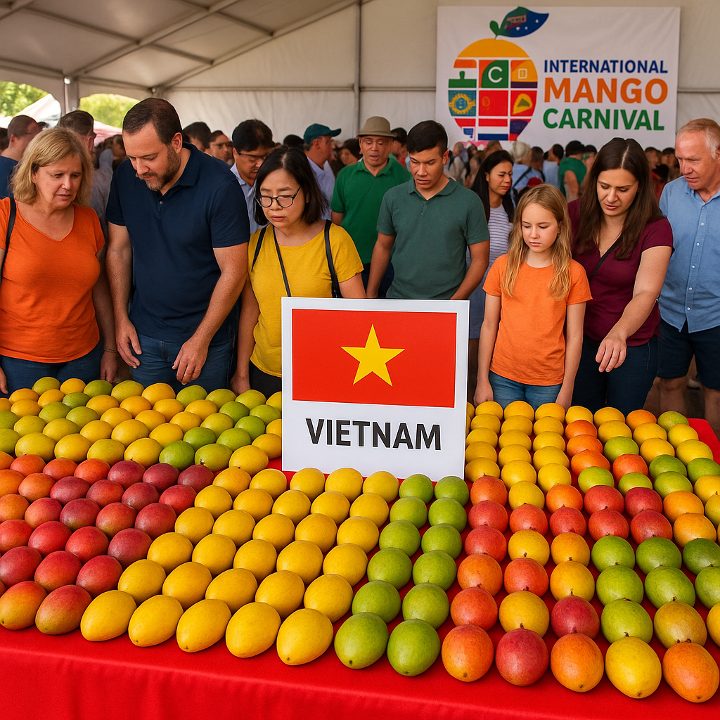 Vietnam mango showcase at International Mango Carnival